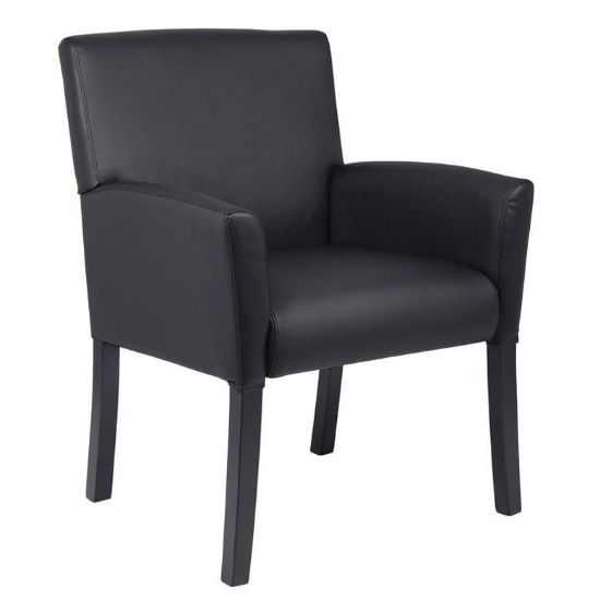 Picture of Boss Box Arm guest, accent or dining chair W/Black Base