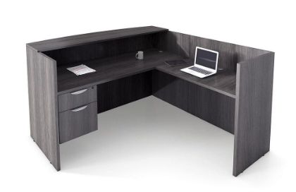 Picture of Premiera PL Series L Shaped Reception Desk 71" x 72"