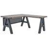 Picture of OfficeSource | Epitome | Industrial Desk with Metal Corners - 60"W