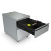 Picture of PREMIERA Metal Mobile Locking Box/File Pedestal - Includes Casters