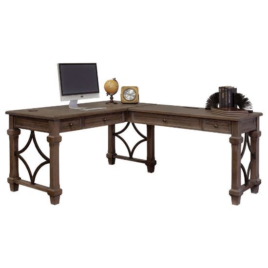 Picture of OfficeSource  Monroe Collection Right Return Open Desk 60" x 75"