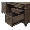 Picture of OfficeSource | Monroe | 68"W Executive Desk