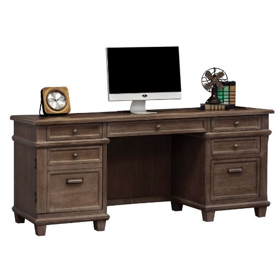 Picture of OfficeSource | Monroe | Knee Space Credenza