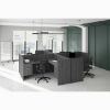 Picture of OfficeSource OS Laminate Collection Workstation Set (4 Person) Typical - OS148 144" x 142"