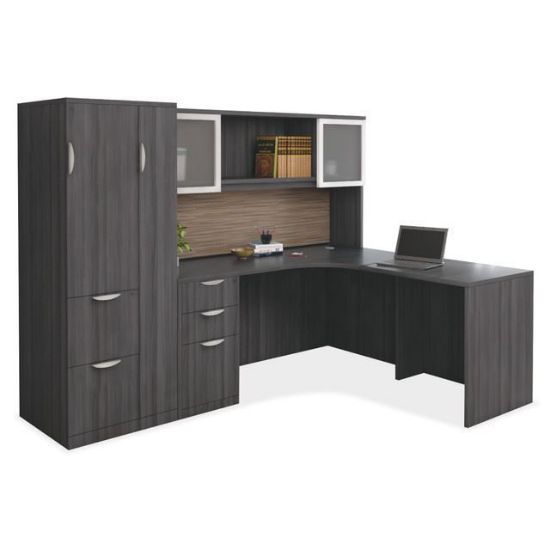 Picture of OfficeSource OS Laminate Collection L Shape Typical - OS24 90" x 66"