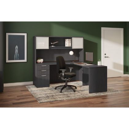 Picture of OfficeSource OS Laminate Collection L Shape Typical OS246 71" x 71"