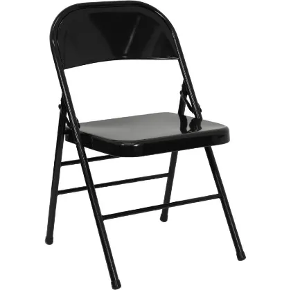 Picture of Tera Black Metal Folding Chair