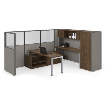 Picture of OfficeSource Panel and Desk Combo 11' x 8' (1 person) Typical - Complete Package 1