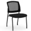 Picture of ARMLESS GUEST SCREEN BK/FABRIC SEAT BLACK