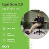 Picture of HON Ignition 2.0 Mesh Office Chair | Mid-Back | Mesh Back | Synchro-Tilt | Black Seat Fabric | Black Mesh | Black Frame