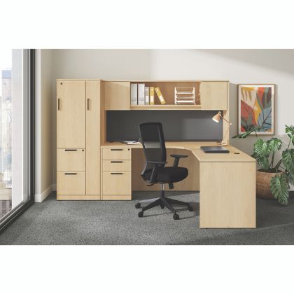 Picture of OfficeSource | OS Laminate | L Shape Typical - OS244 90" x 66"