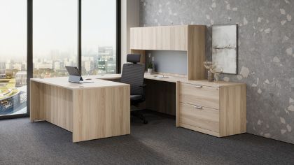 Picture of OfficeSource | OS Laminate | U Shape Typical - OS268 71" x 96" x 71"