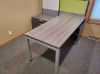 Picture of 6x6 L Desk Grey/Silver