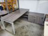 Picture of 6x6 L Desk Grey/Silver