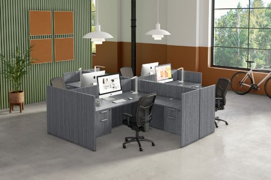 Picture of PREMIERA PL Laminate Series (4 Person) Workstation Set 12' x 12'