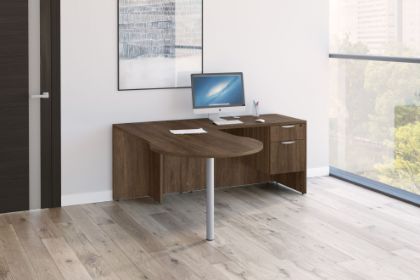 Picture of PREMIERA PL Laminate Series L Shaped Desk 71" x 78"