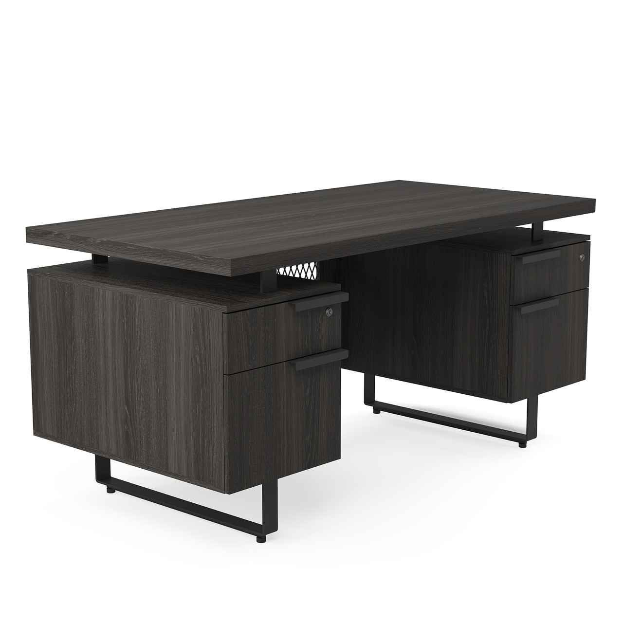 Choice Office Furniture. OfficeSource | Palisades | Double Pedestal ...